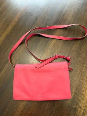 Banana Republic Crossbody Wallet/Purse in Coral